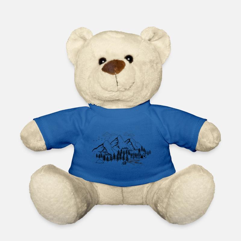 Bergwald Abenteuer - Teddy - Königsblau