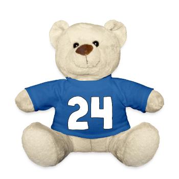 24 schwarzer rahmen - Teddy - Königsblau - Vorne