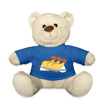 Krabbe Languste Meeresfrüchte Shrimp - Teddy - Königsblau - Vorne