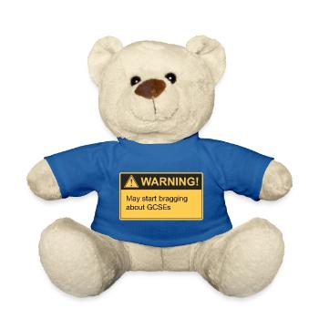 Résultats du GCSE - Nounours - bleu roi - Devant