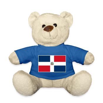 Dominican Republic Flag Classic Frame - Teddy - Königsblau - Vorne