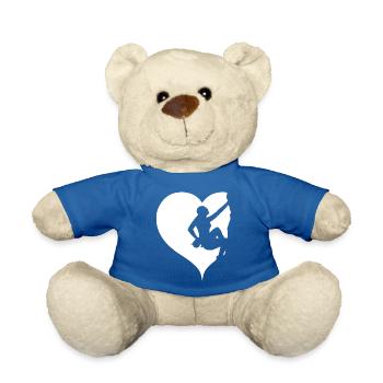 Klettern Bouldern Sportklettern Freiklettern Damen - Teddy - Königsblau - Vorne