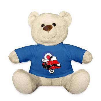 Scooter Beiwagen - Teddy - Königsblau - Vorne