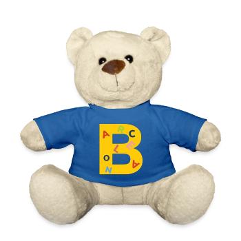 Barcelona T-Shirt  - Teddy - Königsblau - Vorne