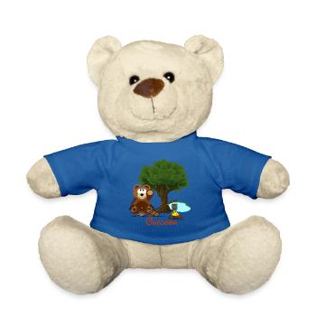 Outdoor - Teddy Bear - royal blue - Front
