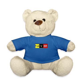 (Aéroport) (voie de circulation) (pilote de l'enseigne) - Nounours - bleu roi - Devant