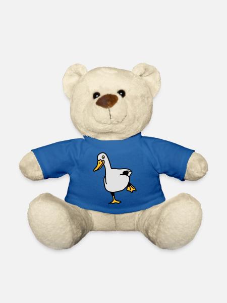 duck - Teddy Bear - royal blue