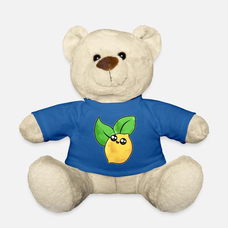 Niedliche Zitrone Gesicht - Teddy - Königsblau