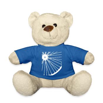 Fahrrad Abstrakt Radfahren Geschenkidee - Teddy - Königsblau - Vorne