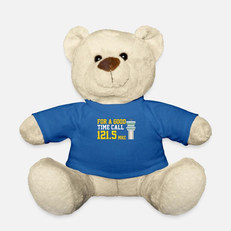 AIR TRAFFIC CONTROL: Call 121 - Teddy Bear - royal blue