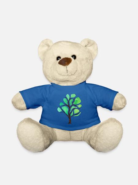 Baum Bäume Umweltschutz Naturschutz CO2 Sauerstoff - Teddy - Königsblau