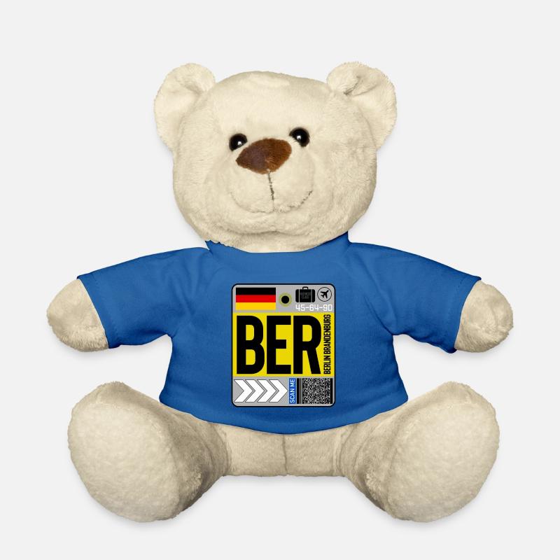 flughafen Berlin - Teddy - Königsblau