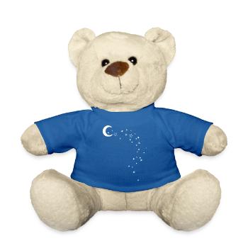 Mond und Sterne - Teddy - Königsblau - Vorne