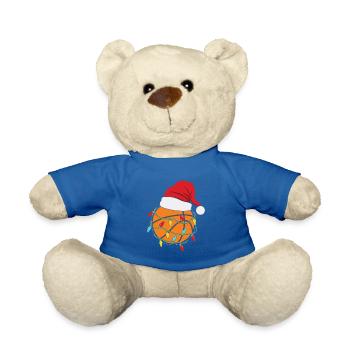 Basketball christmas lichterkette Basketballer - Teddy - Königsblau - Vorne