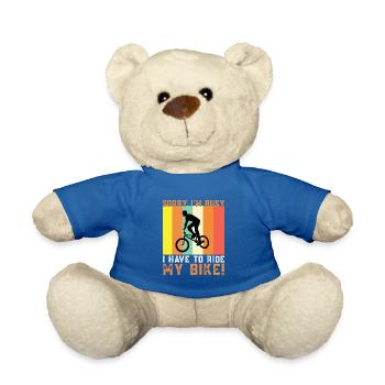 Fahrrad, Radfahren,Radfahrer - Teddy - Königsblau - Vorne