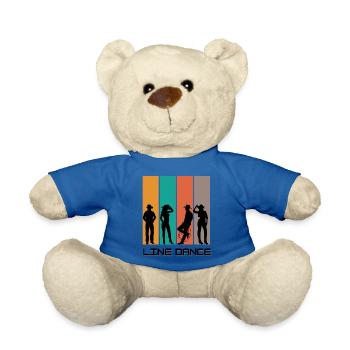 Figures Line Dance 2 - Teddy Bear - royal blue - Front