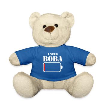 Boba Milktea Lover Bubble Tea Lifestyle Gesche - Teddy Bear - royal blue - Front