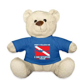 Tief Unterwasser Schnorcheln Taucher Lebensstil - Teddy - Königsblau - Vorne