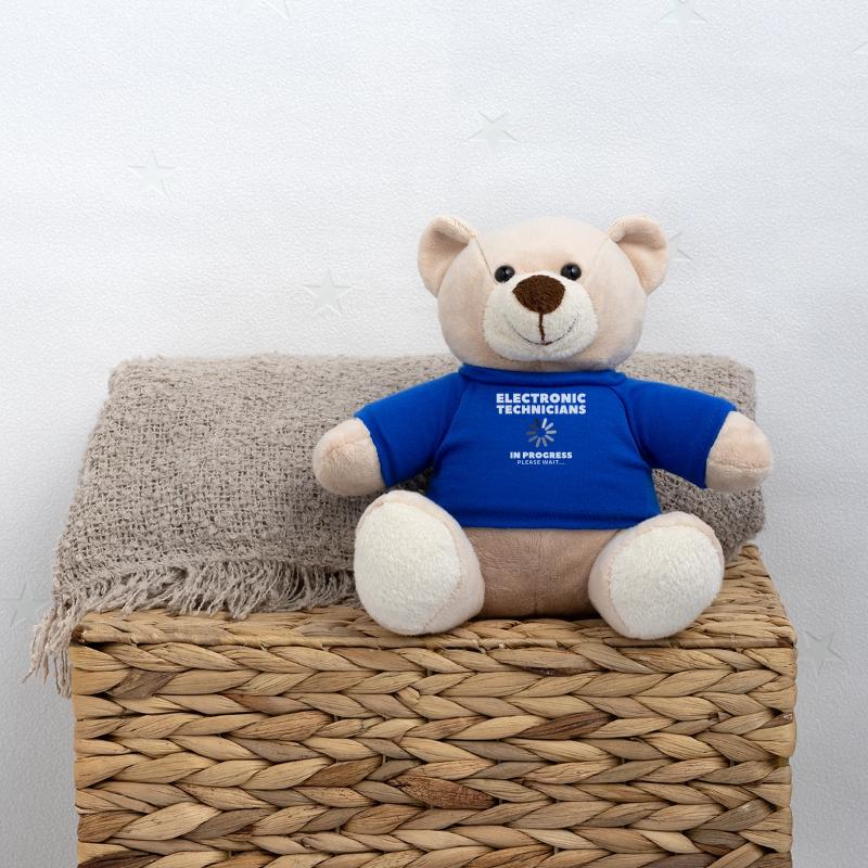 Electronic Technicians In Progress Please Wait Teddy Bear