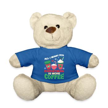 Cadeaux de Noël Noël - Nounours - bleu roi - Devant