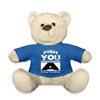 Geek Funny Me Fishing Tshirts Angler Quote - Nounours - bleu roi - Devant