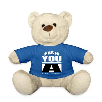 Dork Fishing Gift Dinosaur Fan Comic Fairy Tail - Nounours - bleu roi - Devant