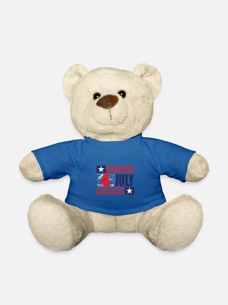 Frohen 4. Juli - Teddy - Königsblau