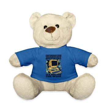 It's Not For The Weak Informatiker Admin - Teddy - Königsblau - Vorne