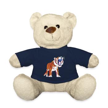Säbelzahntiger Smilodon Majestätisch - Teddy - French Navy - Vorne