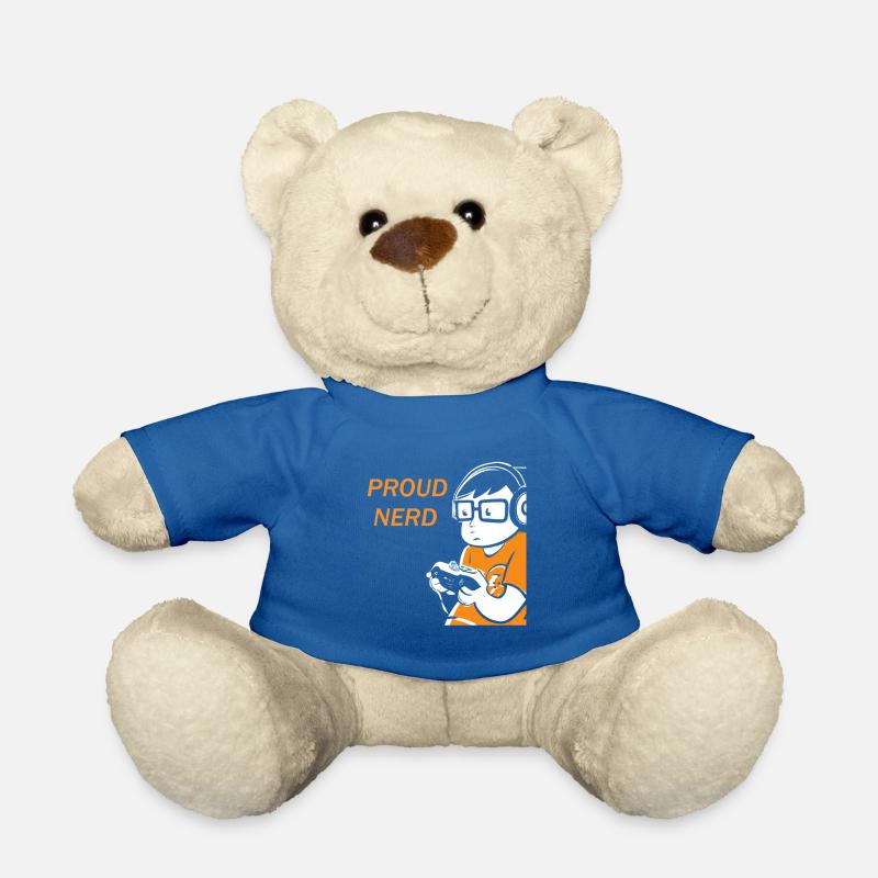 Gambling, Nerd, Nerd - Teddy Bear - royal blue