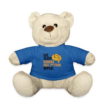 Eat Sleep Banana Ball Python Repeat Banana Ball - Teddy Bear - royal blue - Front