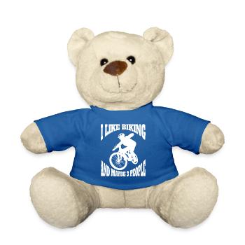 Fahrrad Radfahrer Fahrradfahrer Radeln Radfahren - Teddy - Königsblau - Vorne