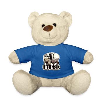 Hü Brid - Lustiges Hybrid Auto - Faultier - Teddy - Königsblau - Vorne