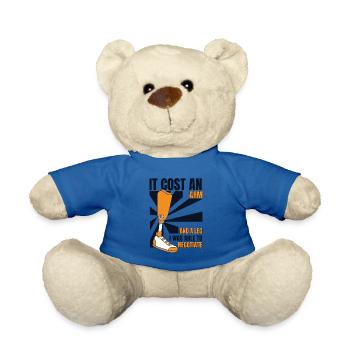 Es kostete einen Arm und eine Beinprothese Fußbenutzerbein - Teddy - Königsblau - Vorne