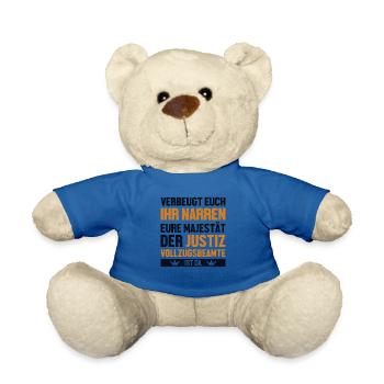 Verbeugt Euch Ihr Narren Officier de police - Nounours - bleu roi - Devant