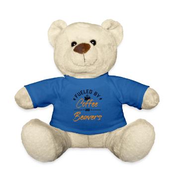 Angetrieben von Kaffee und Bibern Nordamerika - Teddy - Königsblau - Vorne
