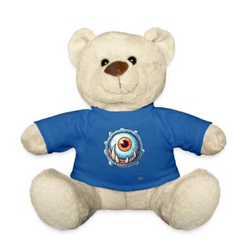 Das große blaue Augenmonster - Teddy - Königsblau - Vorne