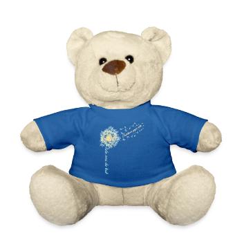 Pusteblumen gegen rechts - Teddy - Königsblau - Vorne