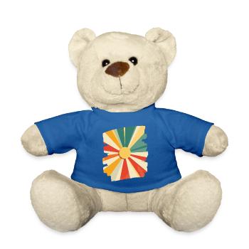 Soleil d’été Coucher de soleil - Nounours - bleu roi - Devant