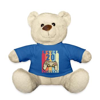 Level 20 Vollständiges 20-jähriges Jubiläum - Teddy - Königsblau - Vorne