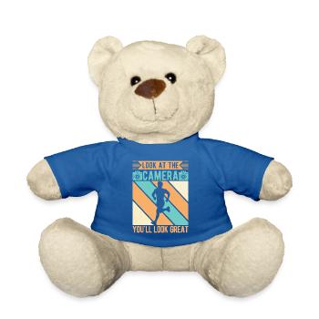 Funny XC Running Runner Gifts Unique Edition - Teddy - Königsblau - Vorne