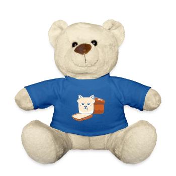 Halloween Katze Hexe - Teddy - Königsblau - Vorne