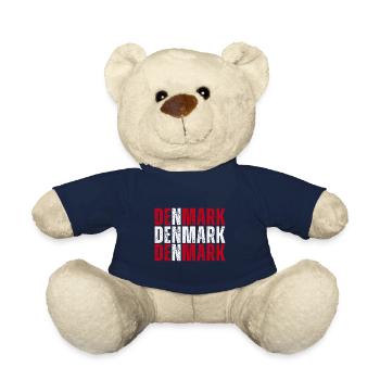 Flag of Denmark, Danish pride - Teddy Bear - french navy - Front