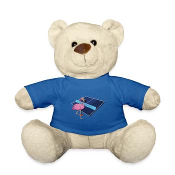 Table Tennis Outfit Women's Cat - Teddy Bear - royal blue - Front