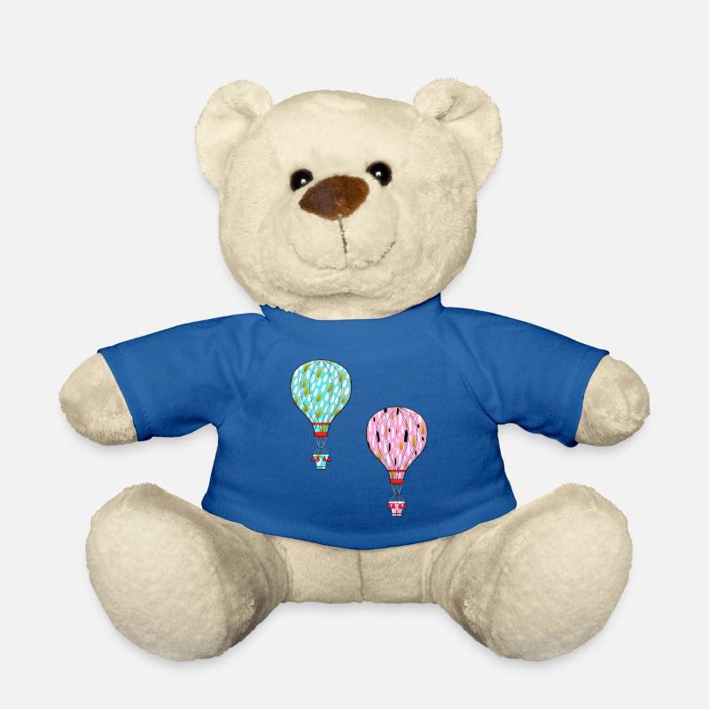 Heißluftballon - Teddy - Königsblau