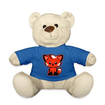 Fuchs Comic - Teddy - Königsblau - Vorne
