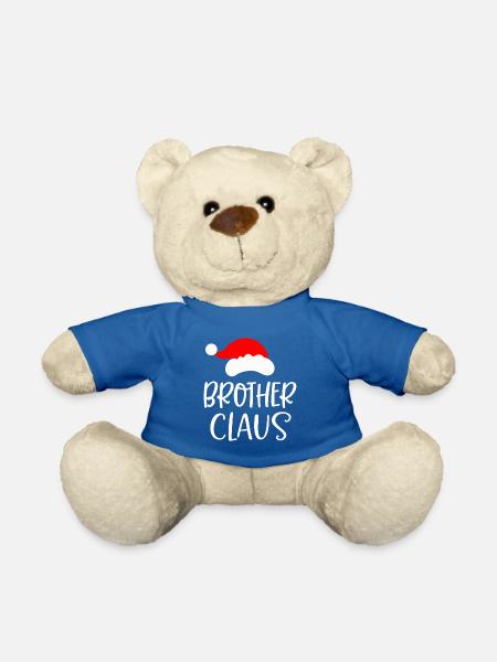 Bruder Bros Weihnachtsmann Lustig T-Shirt - Teddy - Königsblau