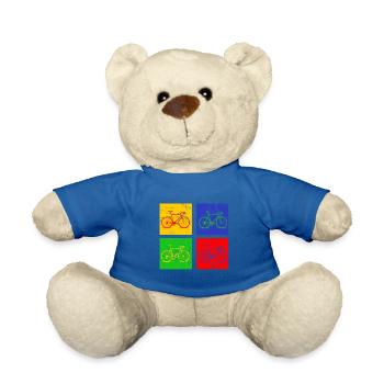 Vélo - Nounours - bleu roi - Devant