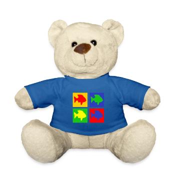 Fische - Teddy - Königsblau - Vorne