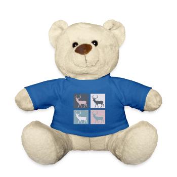 Hirsch - Teddy - Königsblau - Vorne